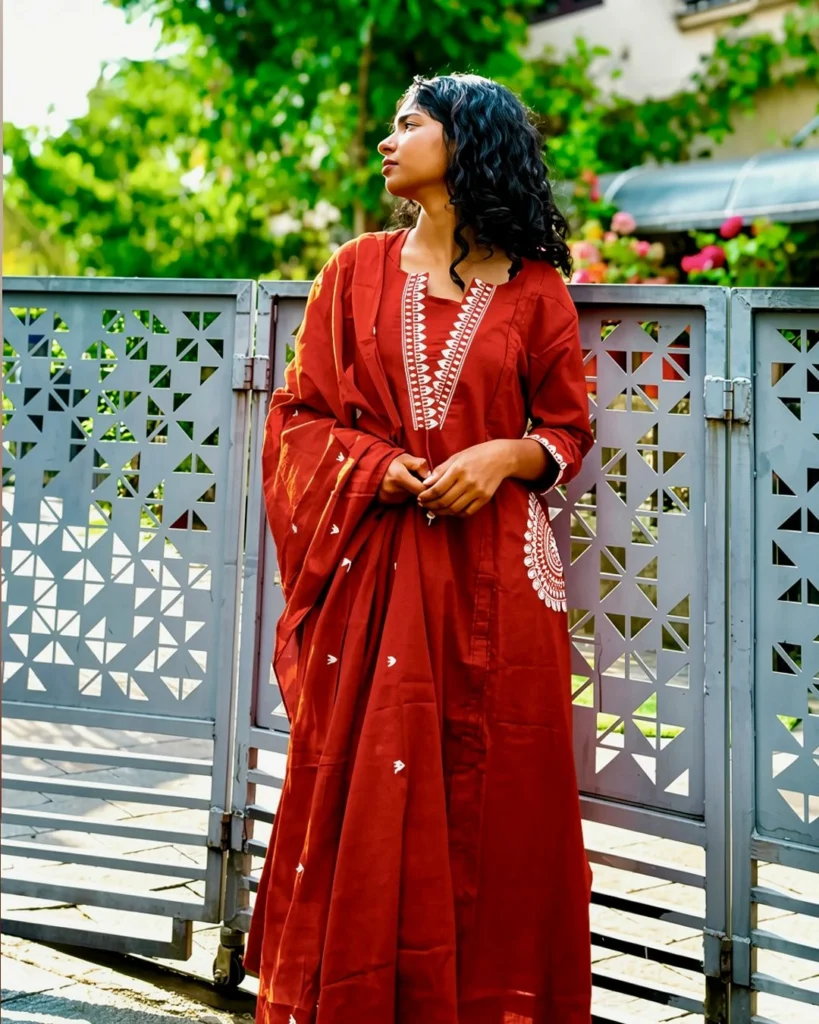 3 piece set,Brick red,Daya collections