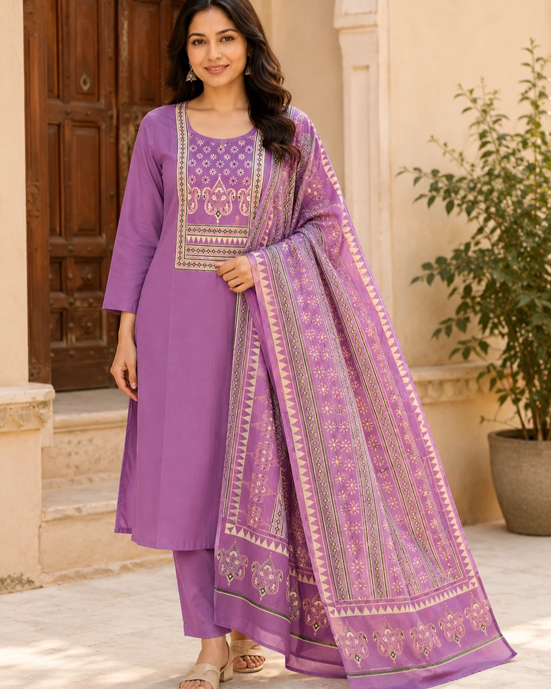 3 piece set,Dabu lavender,Daya collections