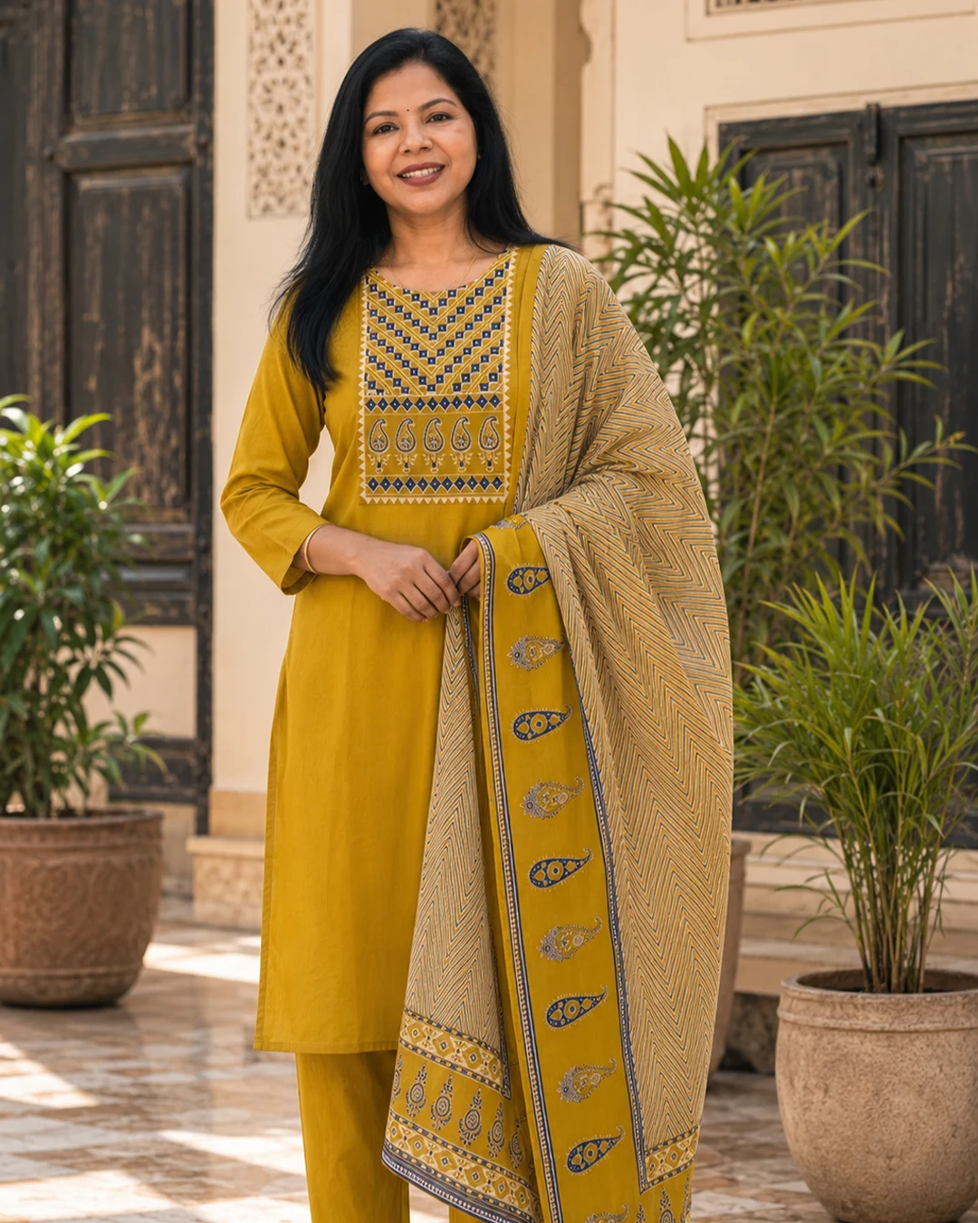 3 piece set,Dabu lime green,Daya collections