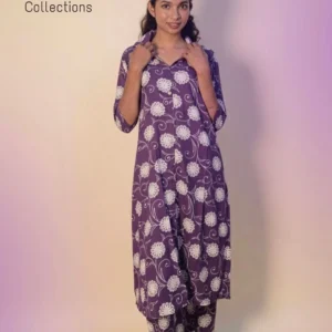 Cordset,Flora purple ,Daya collections