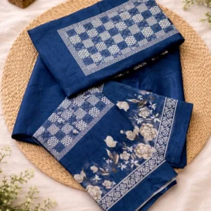 3 piece set,Linen blue,Daya collections