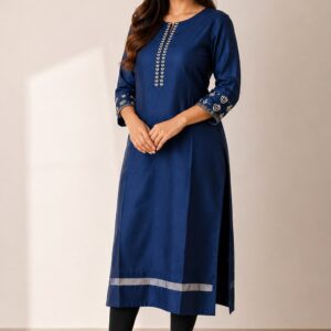 Royal Blue Kurti
